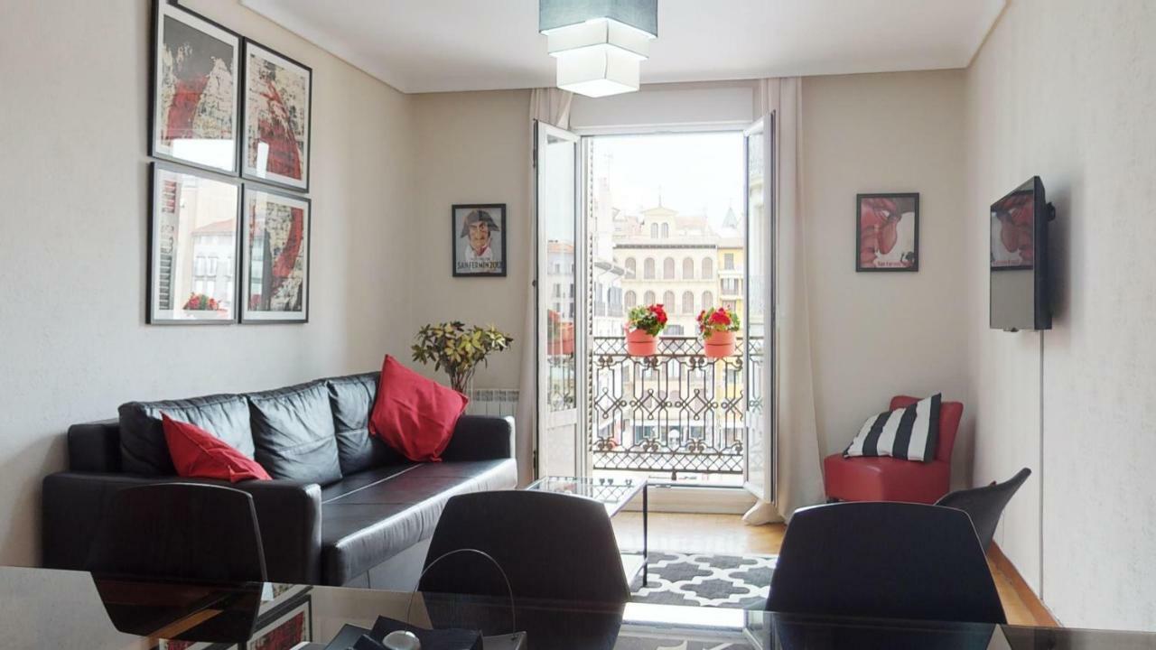 Apartamento Plaza Del Castillo Pamplona Exterior foto